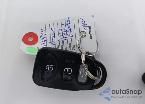 2012 Hyundai Elantra Gls z USA, uszkodzony, nr VIN 5NPDH4AE4CH098467